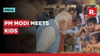 PM Modi Interacts With Kids In Kalaburagi; Video Goes Viral