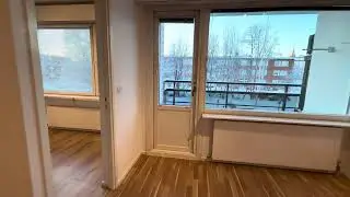Keskustan palveluiden keskeltä 1. kerroksen parvekkeellinen kaksio (52 m²)