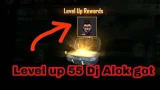 free fire Level up 55 Dj Alok get😂😂😂😂