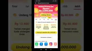 Event terbaru snack video undang teman dapat duit hingga 2 juta rupiah