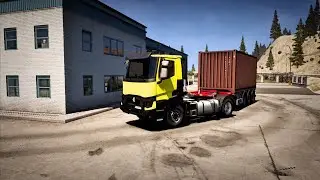 euro truck simulator 2 vs truck driver . container delivery