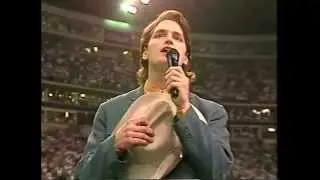 George Ducas Singing Anthem At Dallas Cowboys  Monday Night Football Game
