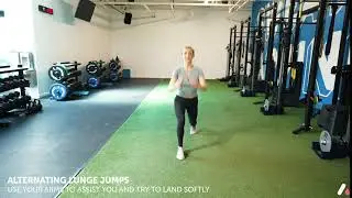 Alternating Lunge Jumps