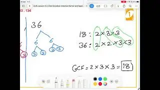 Grade 6 Lesson 3.2: Find the GCF and the LCM - Part 2