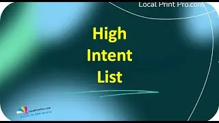 Stop Hoping For Sales ...Target Buyers Who Are Searching For Your Services. Use High Intent Lists