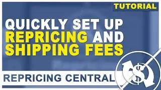 Quickly Set up Repricing and Shipping Fees
