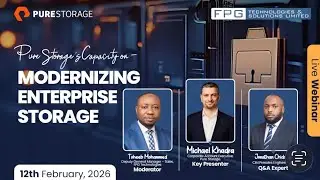 Live Webinar: Modernizing Enterprise storage