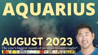 Aquarius August 2023 - YOUR BEST MONTHLY READING! MAJOR ASCENSION! 😍🚀Aquarius Tarot Horoscope♒️