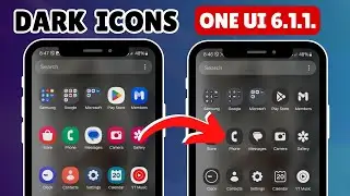 Dark Icons on Samsung with ONE UI 6.1.1 | Quick Tutorial