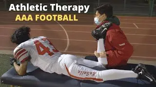 Day In A Life Of An Athletic Therapist | AAA Football Team