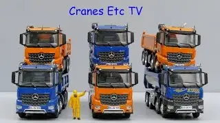 Самосвалы Mercedes-Benz Arocs NZG от Cranes Etc TV