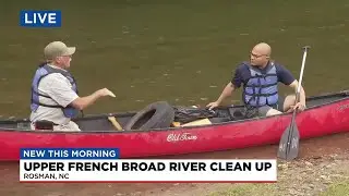 Upper French Broad River clean up