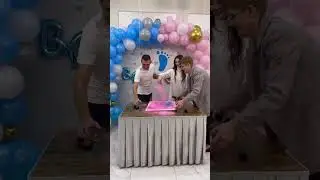 Beautiful idea for Gender Reveal 💙❤️ #boyorgirl #genderparty #genderreveal #shorts