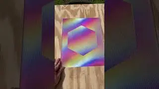 Lenticular hologram process #math #art #lenticular #hologram #moire #contemporaryart
