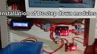 Rebuilding my DIY solar set up / installation of DC step down modules / part 4
