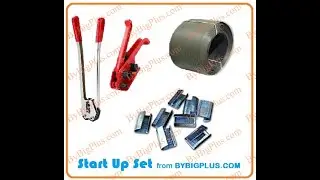 Strap Tensioner & Sealer For PP Plastic Strap Manual Strapping Sealing Packing Tool Start Up Set