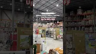 William Ashley & Kitchen Stuff Plus Final Warehouse Sale Up To 80% OFF - 창고 마지막 세일! 최대 80% 할인