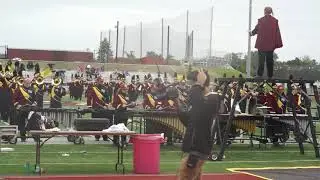Bloomsburg Huskies Marching Band 9.2.17, a rainy half time.