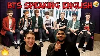 BTS SPEAKING ENGLISH (REACTION)!
