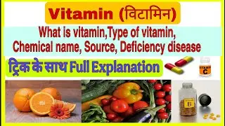 Type of vitamin in details/What is Vitamin?/Water soluble and fat soluble vitamin/Vitamin in hindi