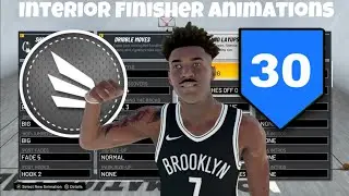 BEST ANIMATIONS AND BADGES FOR INTERIOR FINISHER NBA2K21 CURRENT GEN! BEST INTERIOR FINISHER BUILD