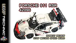 LEGO 42096 Porsche 911 RSR - Honest Review & Speed Build (Stop Motion) | LEGO Technic