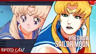 #sailormoonredraw  | Speed Art