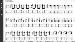 Panic Switch - Silversun Pickups (GUITAR 1 TAB PLAY ALONG)