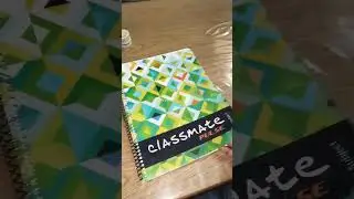 Classmate Spiral 6 subject notebook #classmate #viral #blackpink #bts #creative #unboxing#yt#shorts