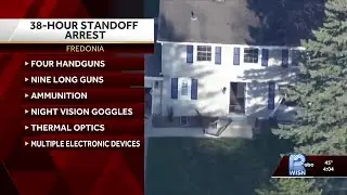 Fredonia standoff arsenal seized; suspect remains in behavioral facility