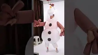 Olaf Snowman Frozen Inflatable Costume
