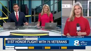 WFLA interviews Achieva about Honor Flight support for Veterans