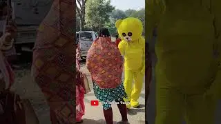 Teddy Bear Dance Cute Girl ☺ #dance #teddybear #funnyteddybear #mrcrazy #crazyteddy #viral #shorts