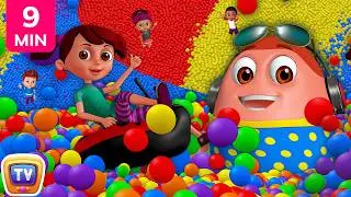 Learn Colours, Alphabets & Numbers | Surprise Eggs Ball Pit Show for Kids | ChuChu TV Funzone 3D