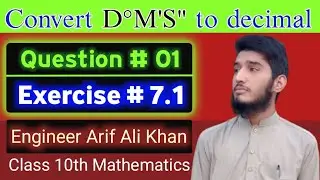 Convert angle from D&deg;M'S