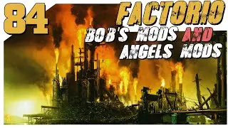 Factorio 0.18 Bob Angel #84 Рыбная ферма по производству Alien-processed Meat