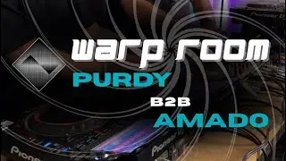 Warp Room // Purdy b2b Amado | Techno Warm-Up Set