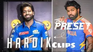 Hardik pandya Clips 💪💯 &bull; Hardik pandya Scene pack & Batting clips ⚡| No copyright &bull;Chetan ediz 👑✨