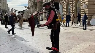 Cigo One-Man-Band Street Performer In Croatia | Amazing!