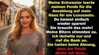 Meine Schwester leerte meinen Fonds für die Anzahlung auf mein Haus für ein Luxusauto.
