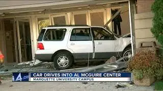 Car drives into Marquette's Al McGuire Center