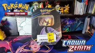 Opening A Galarian Articuno Crown Zenith Tin I Found On Sale Awhile Back