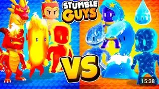 Stumble guys game water team fire team water versus fire#stumble guys# Hardik gaming 