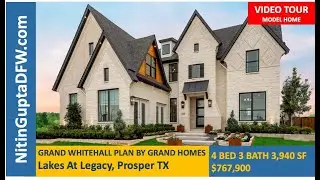 Lakes At Legacy Prosper TX Grand Whitehall Plan By Grand Homes