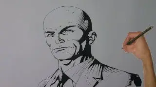 How to Draw Lex Luthor - DC Comic | Dawn of Justice