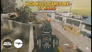 27 KILLS with the FEAR 1 & KAR98K! 🔥 (Warzone High Kill Gameplay)
