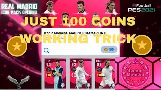 Real Madrid ICONIC MOMENT JUST 100 COINS WORKING TRICK
