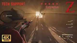 World War Z Extreme Gunslinger Jerusalem (Tech Support) Solo 4k 60FPS Ultra Graphics