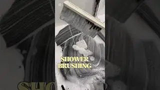 BRUSHING 🧹 #cleantok #cleaning #oddlysatisfying #brushingasmr