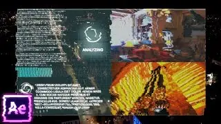 Hologram Screen + Glitch || After Effects Tutorial.